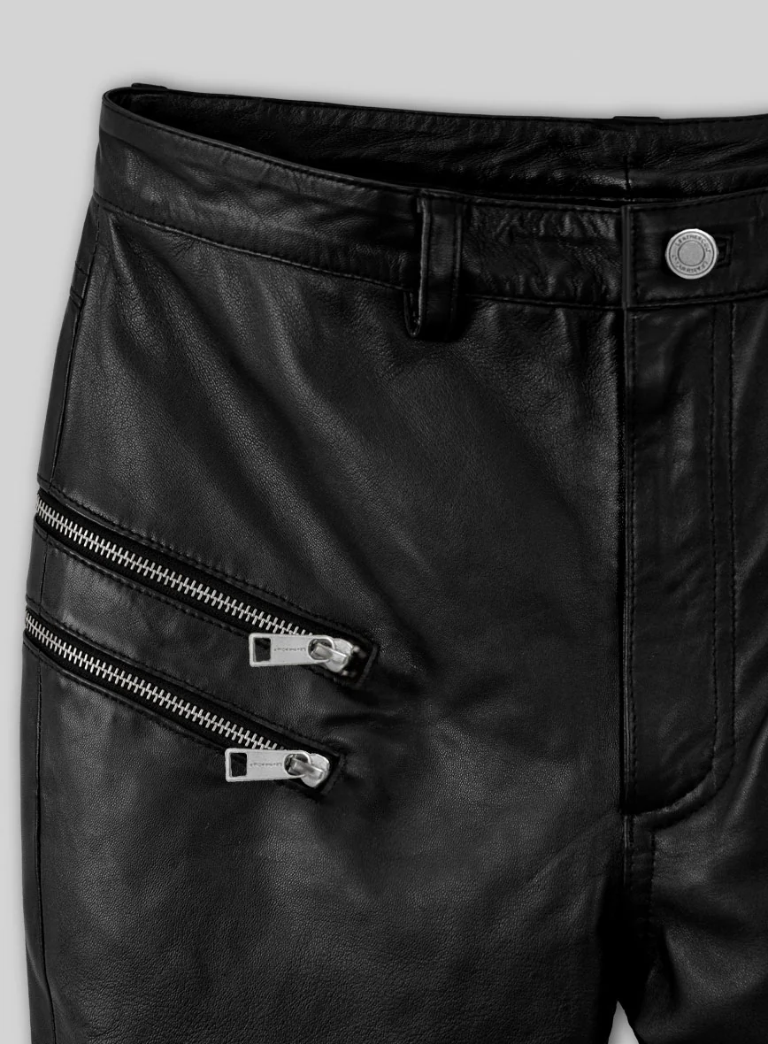 Women's Beyonce Leather Pants - Image 3