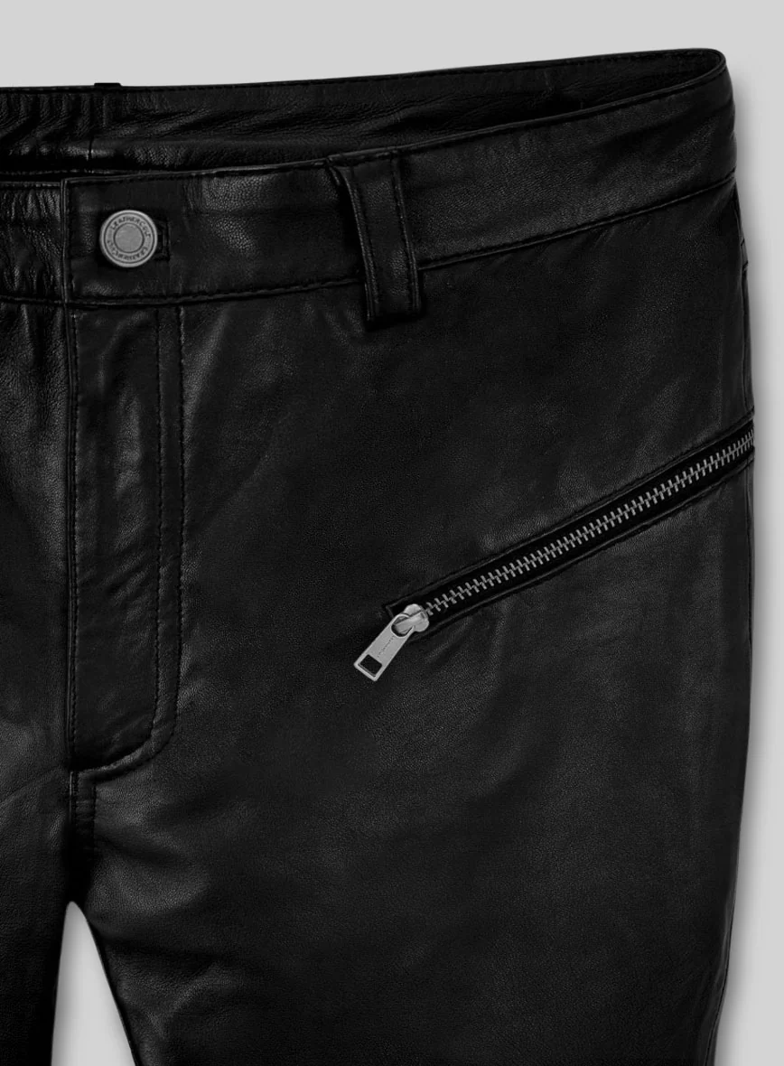 Women's Beyonce Leather Pants - Image 4