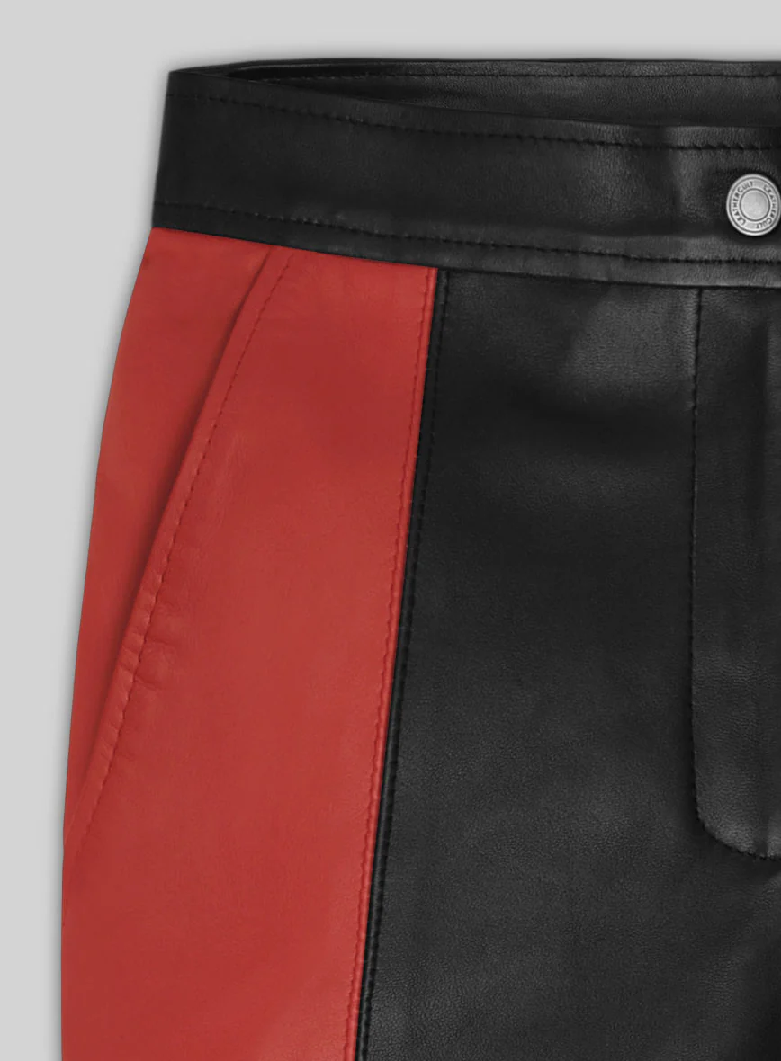 Women's Brie Larson Leather Pants - Image 3
