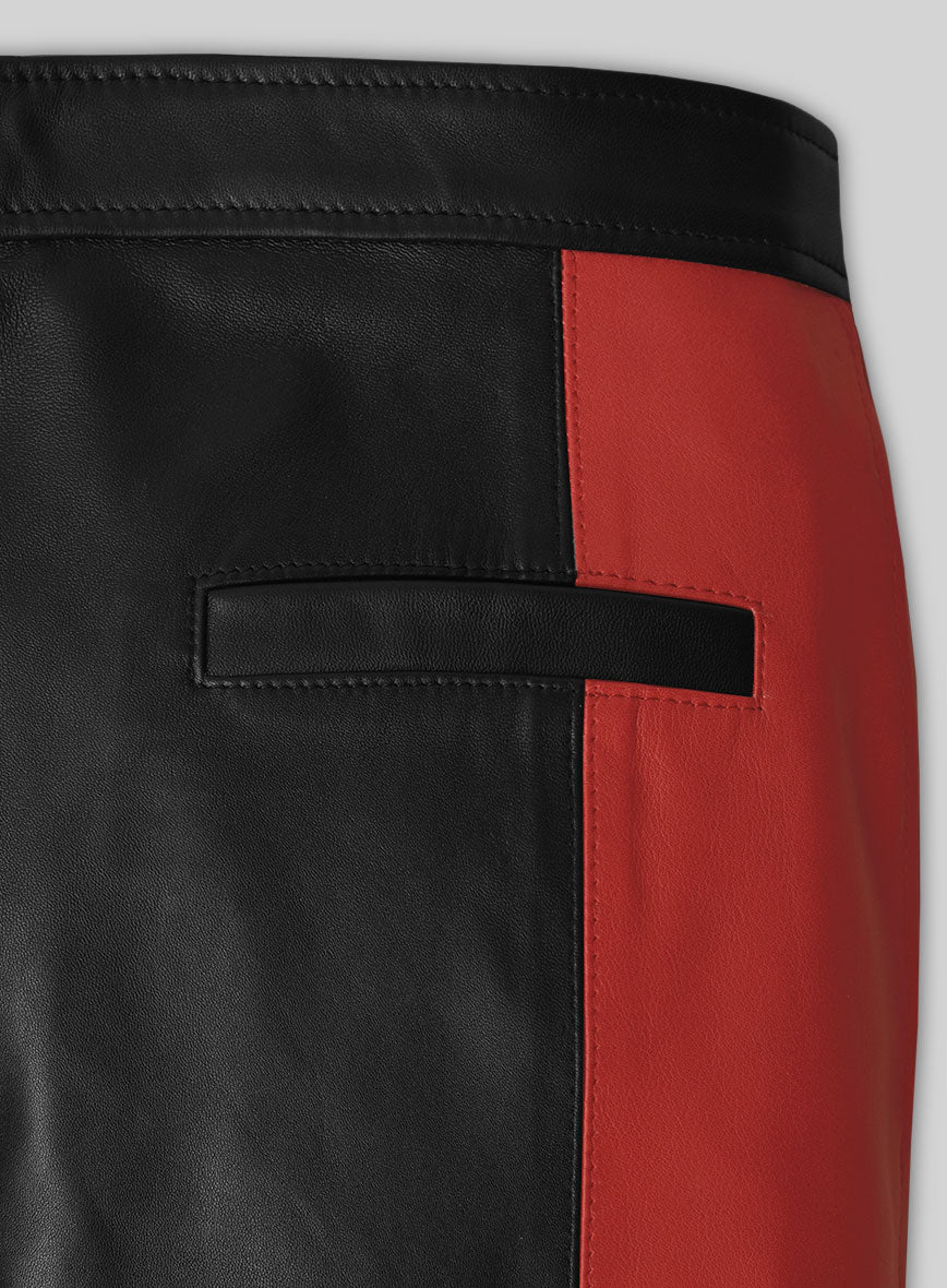 Women's Brie Larson Leather Pants - Image 4