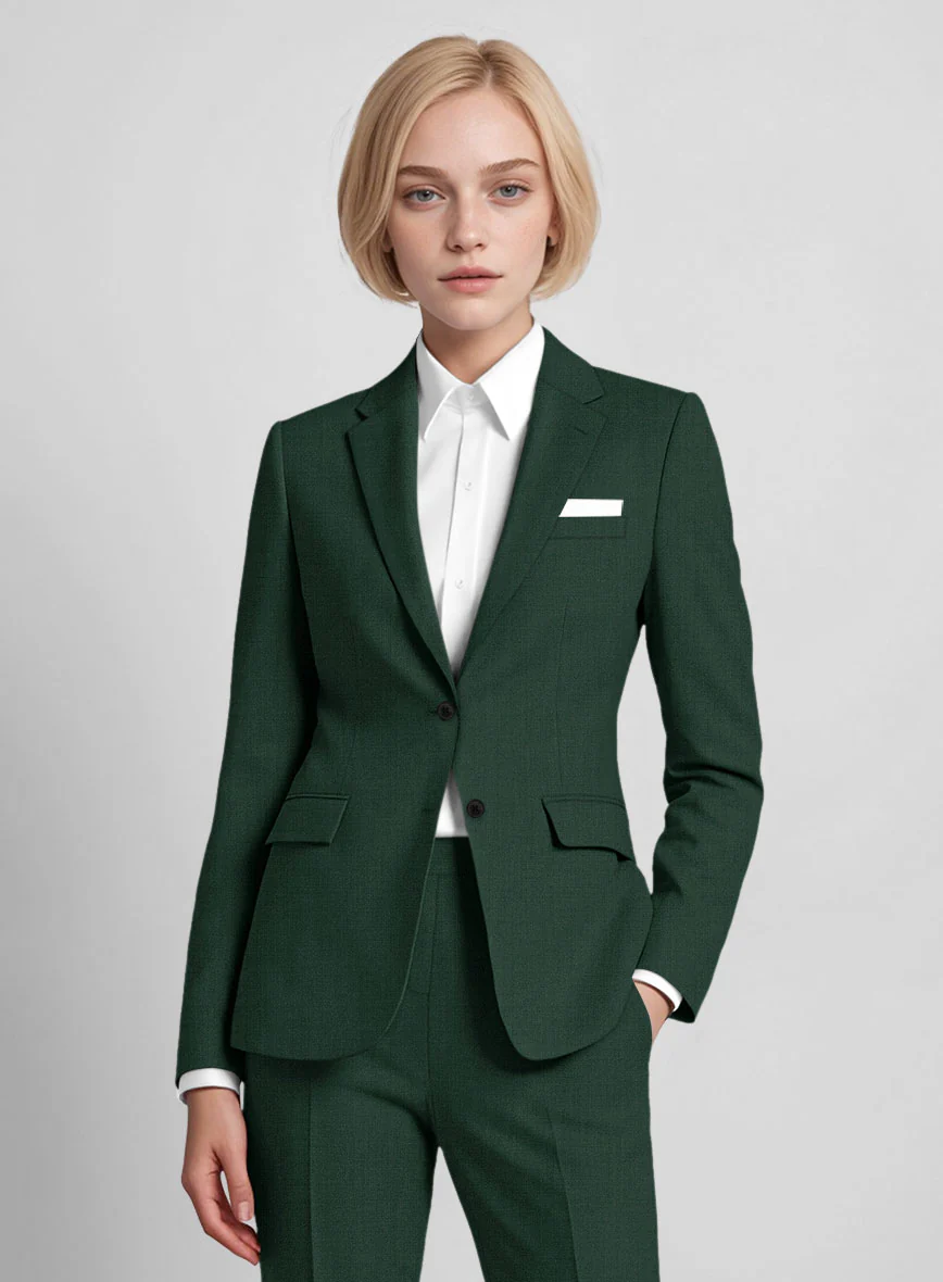 Women's Emerald Green Suit - Image 2