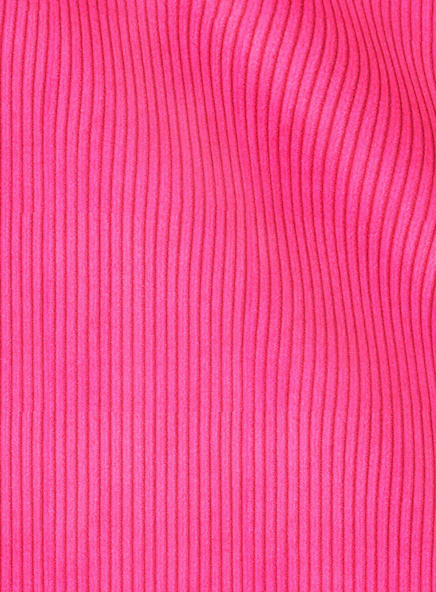 Women's Fusica Pink Corduroy Pants - Image 2