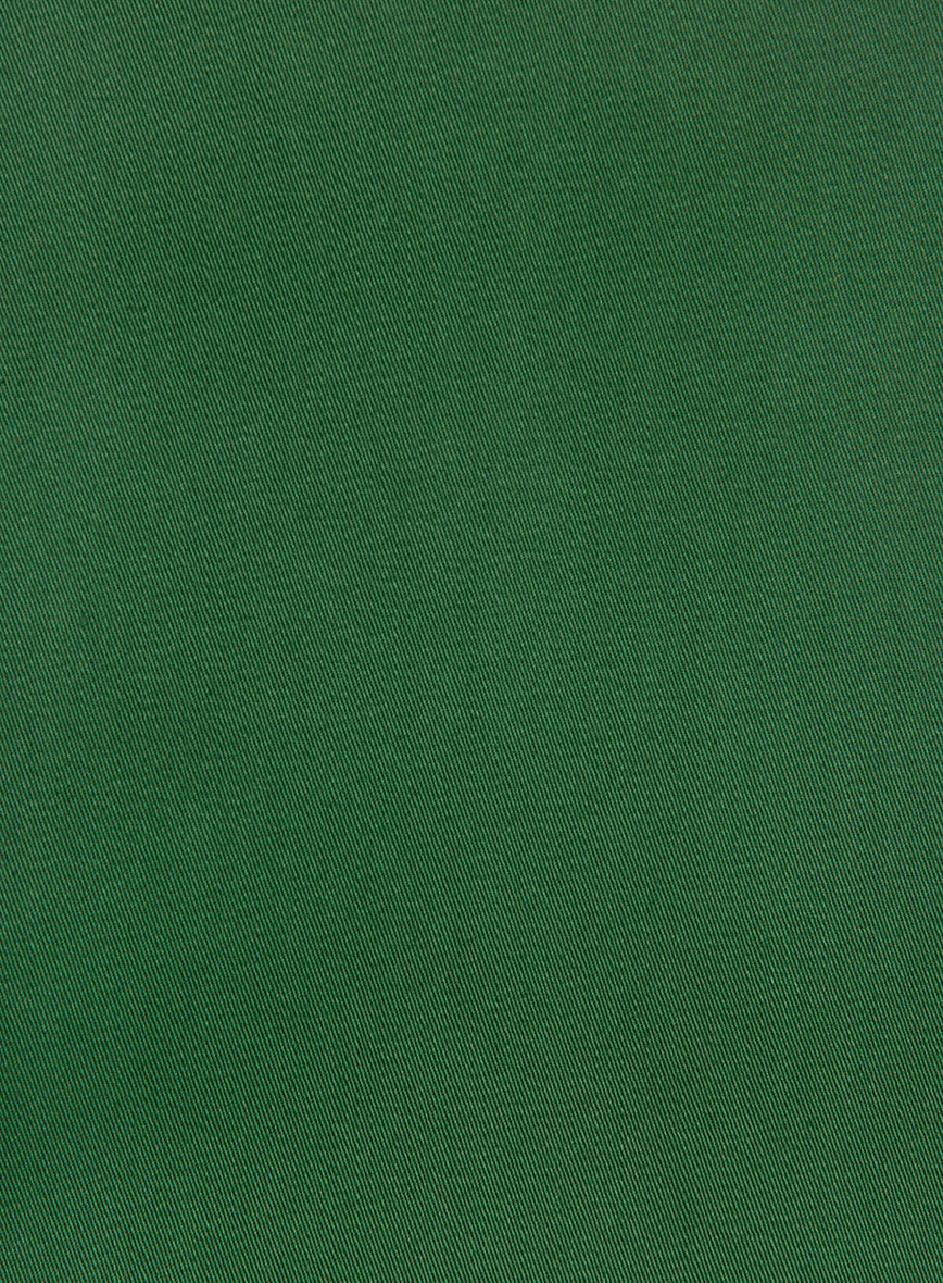 Women's Green Napoli Stretch Light Weight Cotton Jacket - Image 2