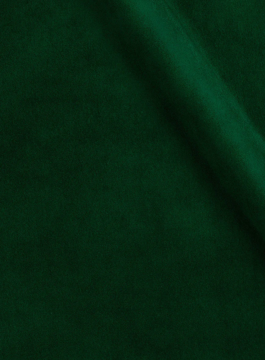 Women's Green Velvet Tuxedo Jacket - Image 2