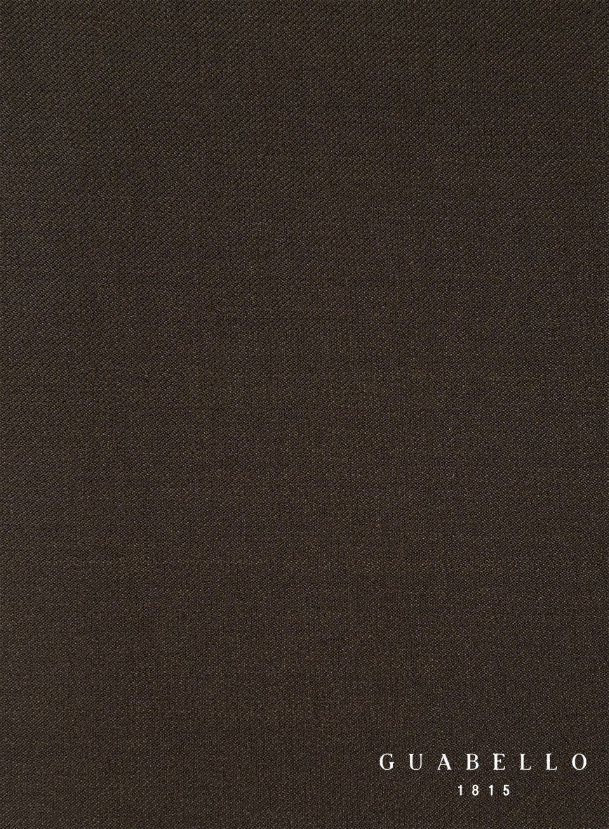 Women's Guabello Espresso Brown Twill Suit - Image 4