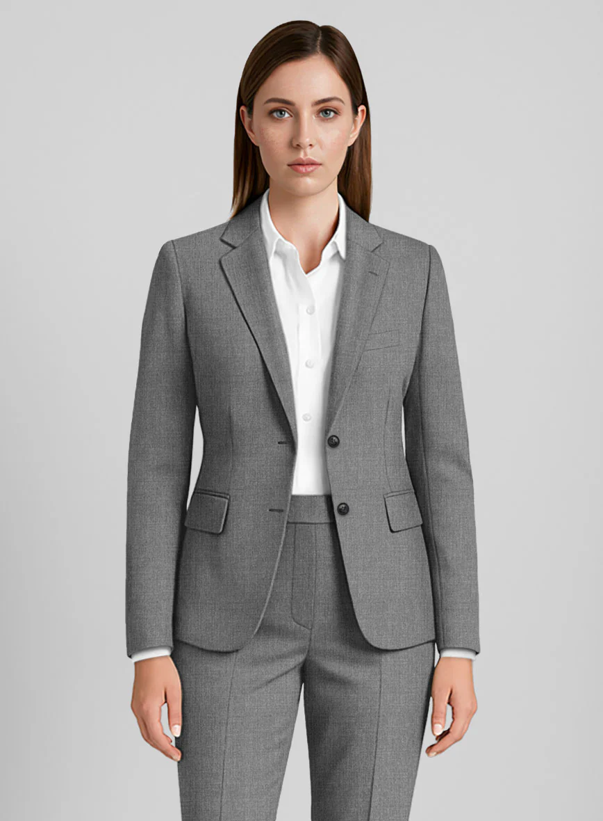 Women's Guabello Light Gray Suit - Image 2
