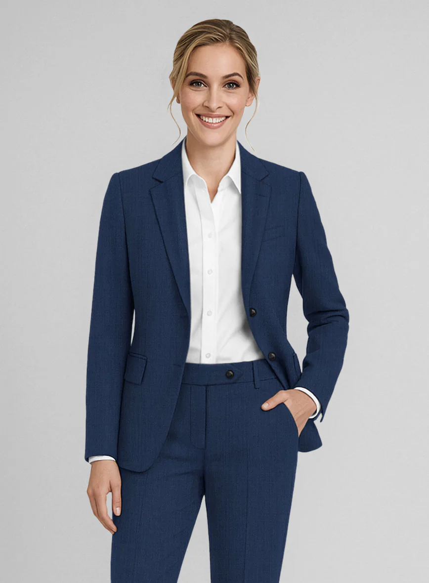 Women's Guabello Royal Blue Suit - Image 2