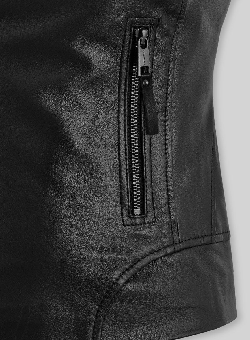 Women's Jennifer Leather Jacket - Image 3