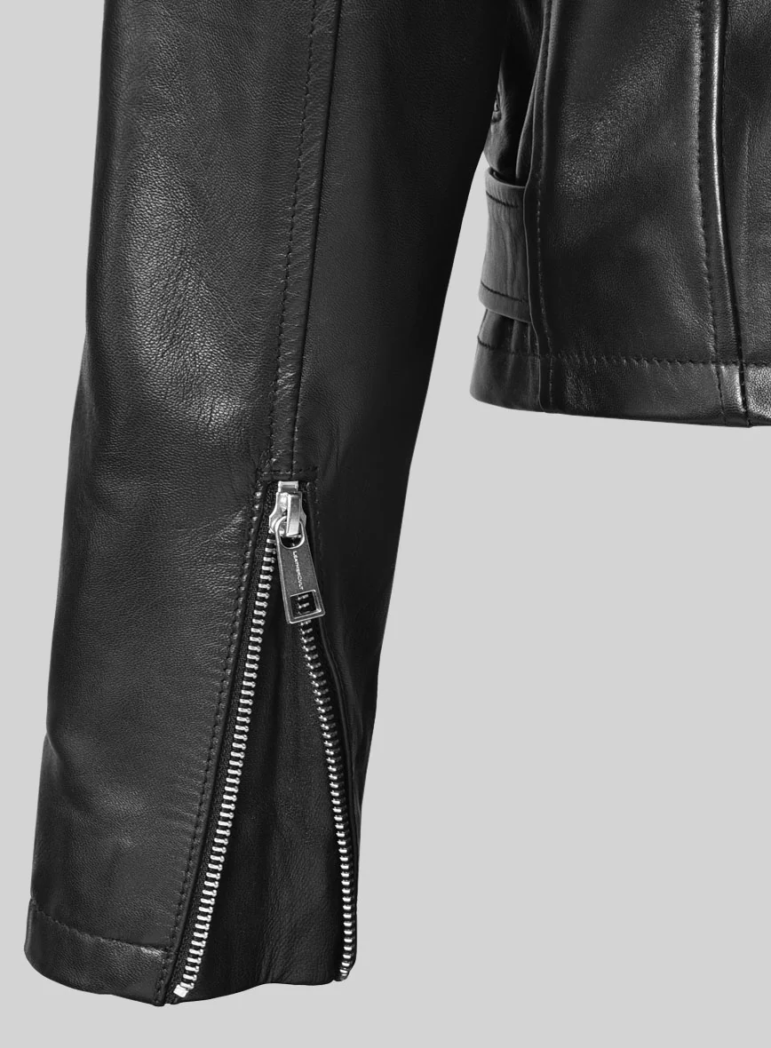 Women's Lucy Leather Jacket - Image 4