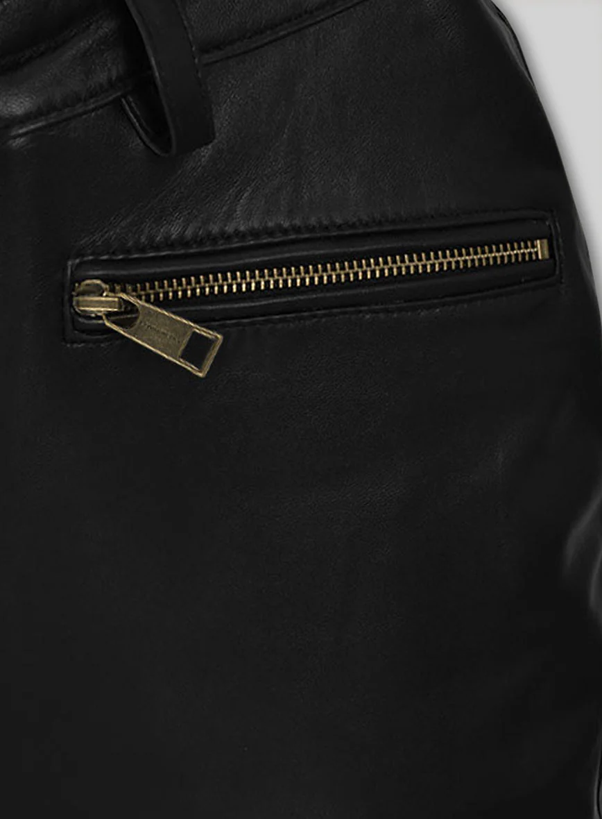 Women's Marlow Leather Jeans - Image 5