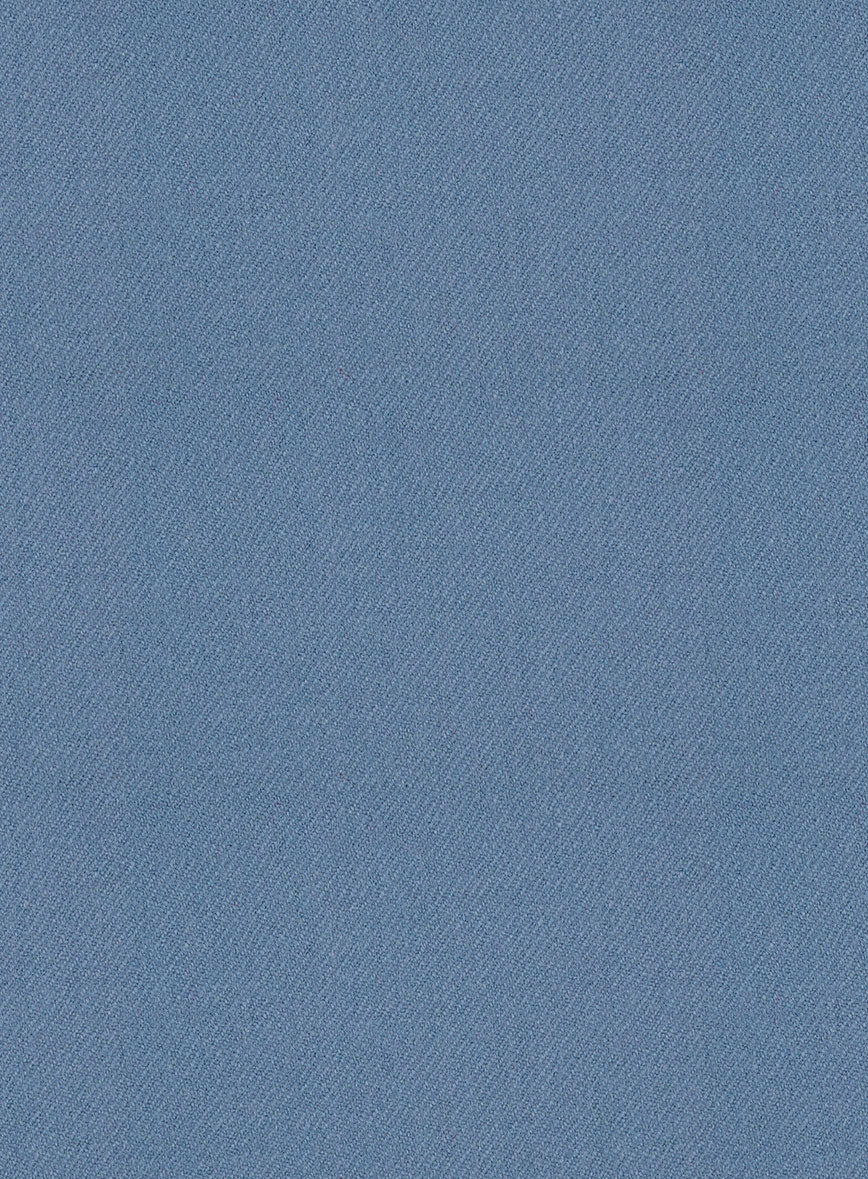 Women's Naples Retro Blue Tweed Overcoat - Image 4
