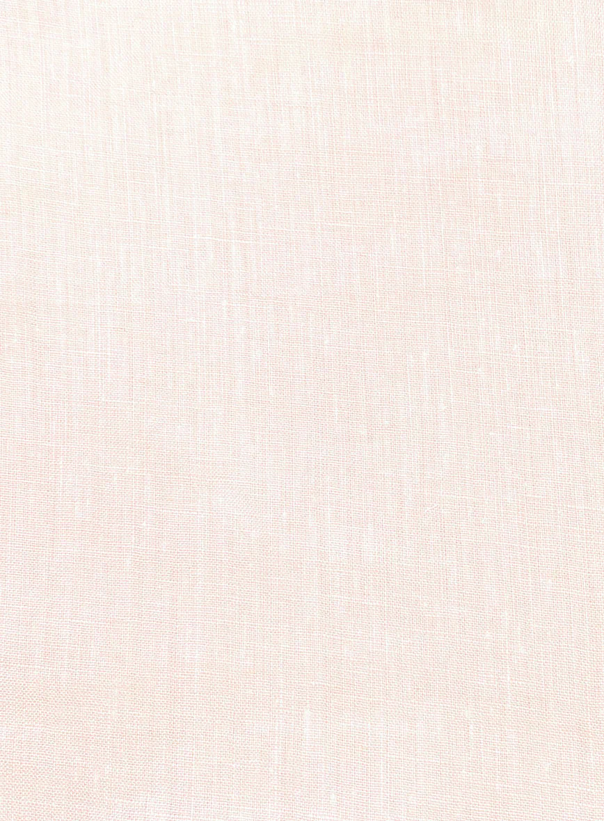 Women's Roman Light Pink Linen Jacket - Image 2