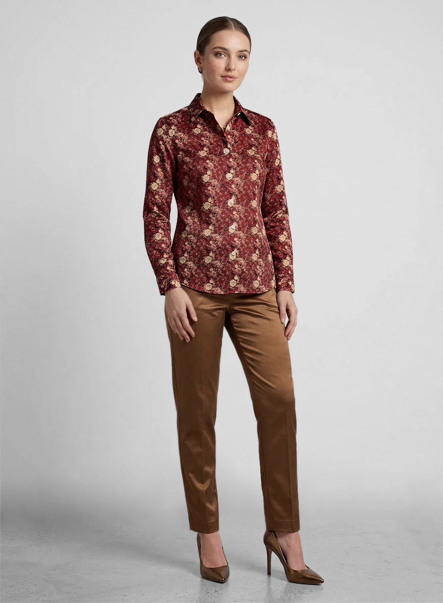 Women's Ursino Silk Cotton Shirt - Image 2