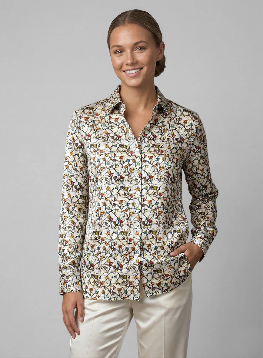 Women's Zanetta Silk Cotton Shirt
