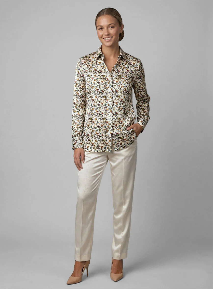 Women's Zanetta Silk Cotton Shirt - Image 2