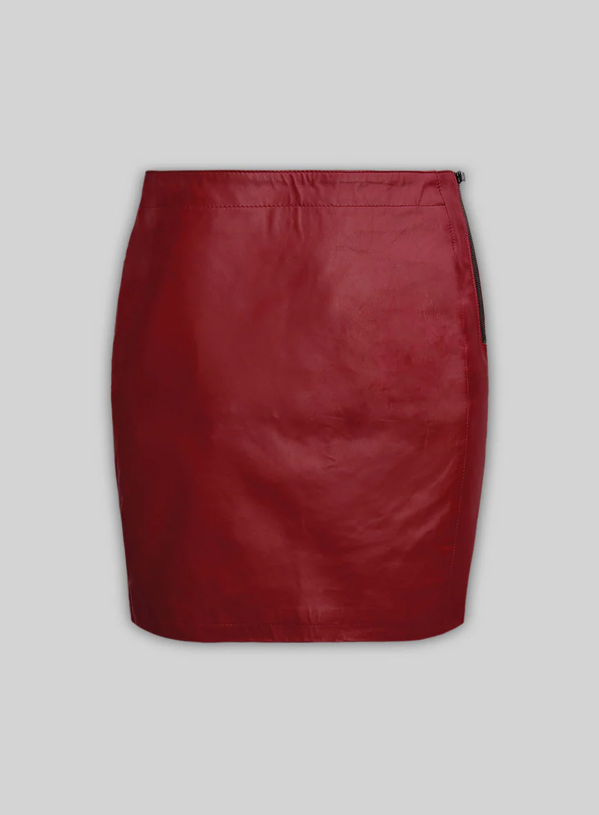 Women's Zivva Leather Skirt - Image 2