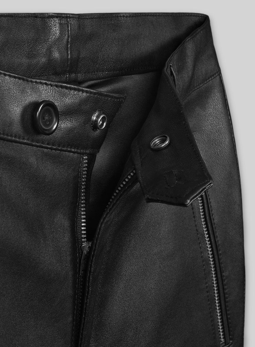 Women's Zora Leather Pants - Image 6