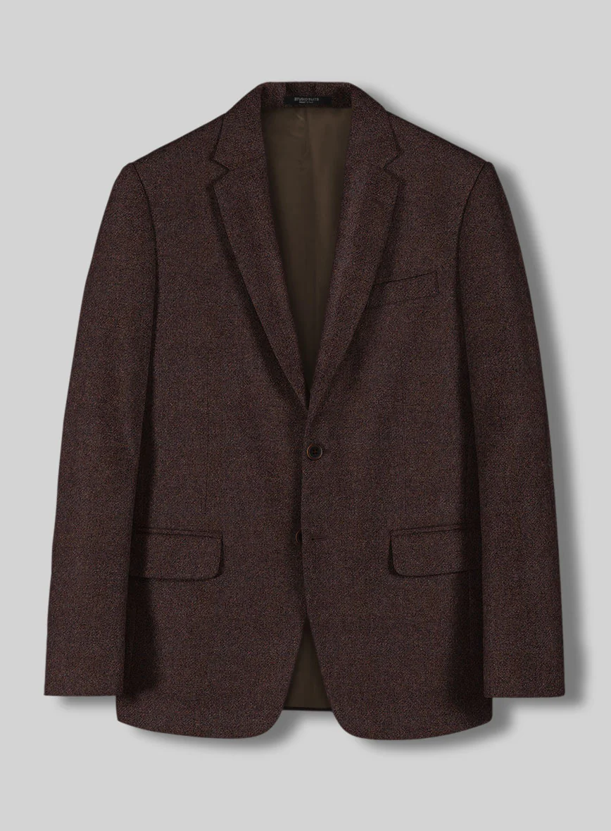 Woodland Brown Heavy Tweed Suit - Image 3