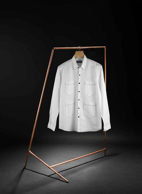 Work V Style Shirt - Image 2