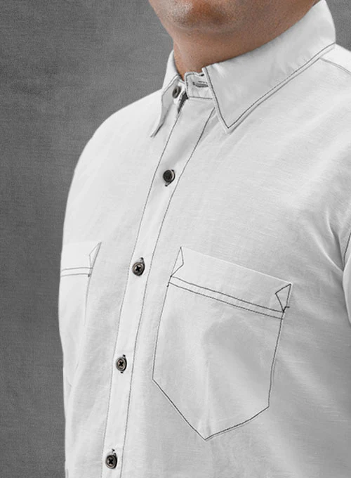 Work V Style Shirt - Image 4