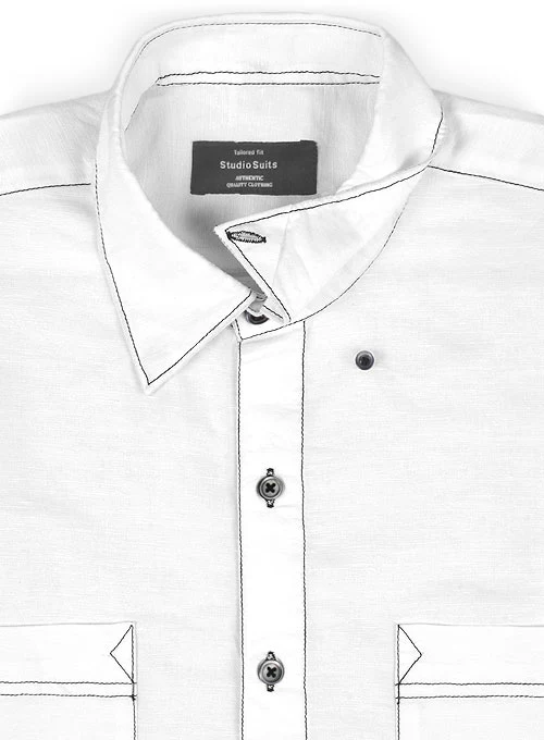Work V Style Shirt - Image 7