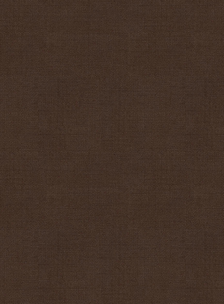 Worsted Brown Wool Ivory Bar Jacket - Image 3