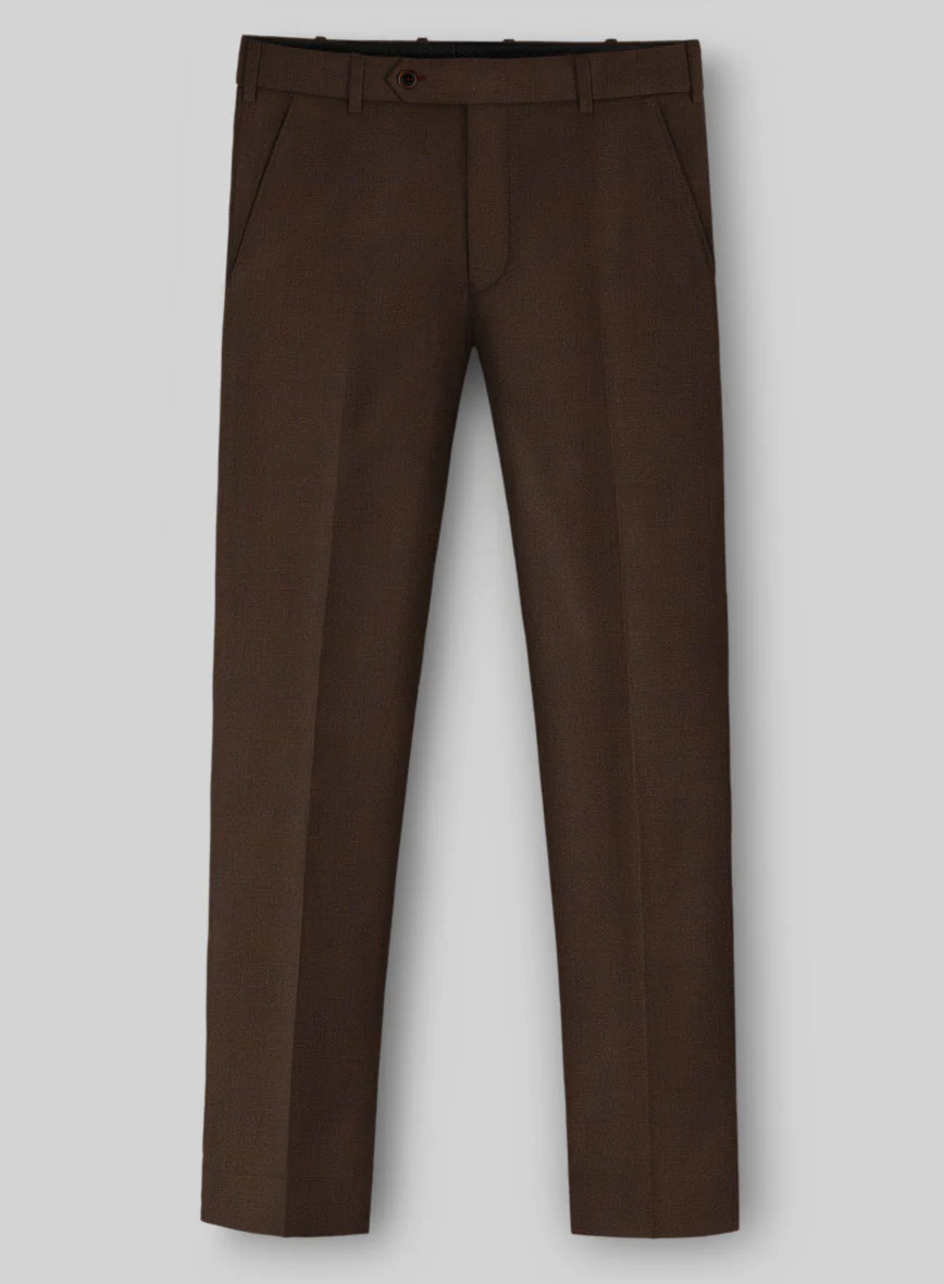 Worsted Brown Wool Suit - Image 6
