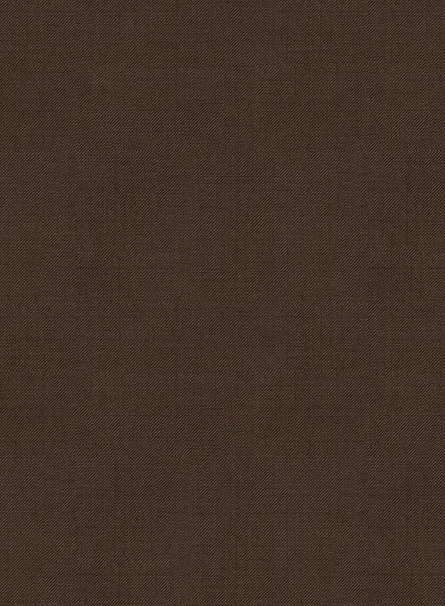 Worsted Brown Wool Suit - Image 7