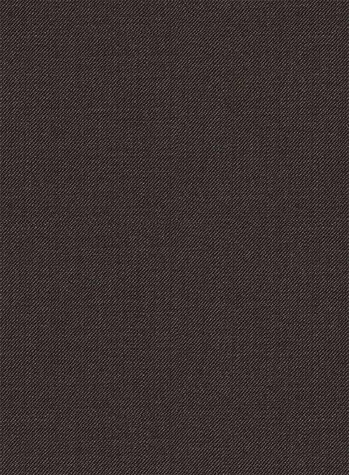 Worsted Dark Brown Wool Black Bar Jacket - Image 2