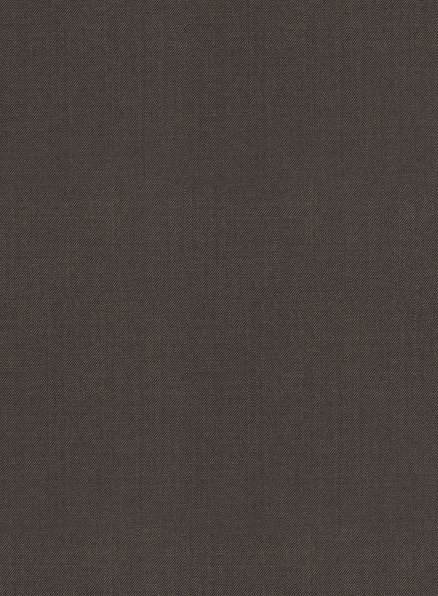 Worsted Dark Brown Wool Highland Trousers - Image 6