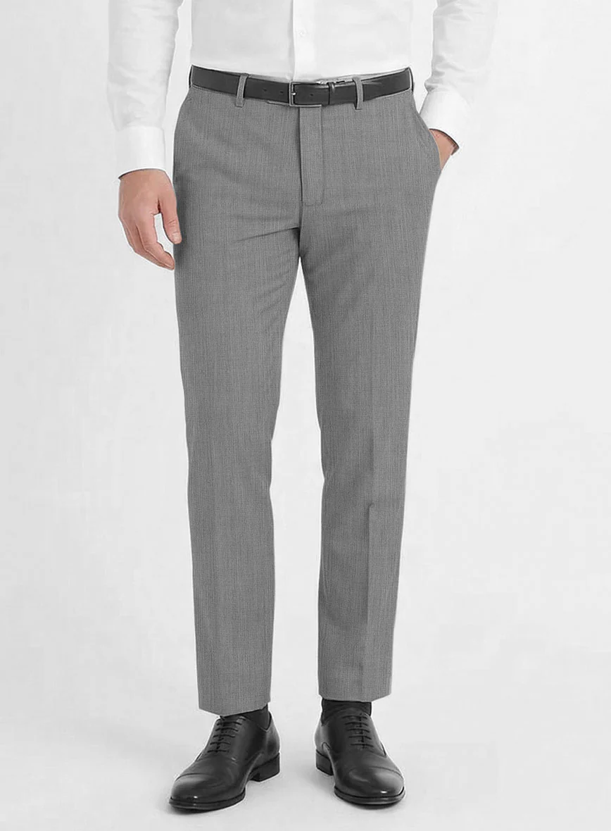 Worsted Light Gray Wool Suit - Image 6