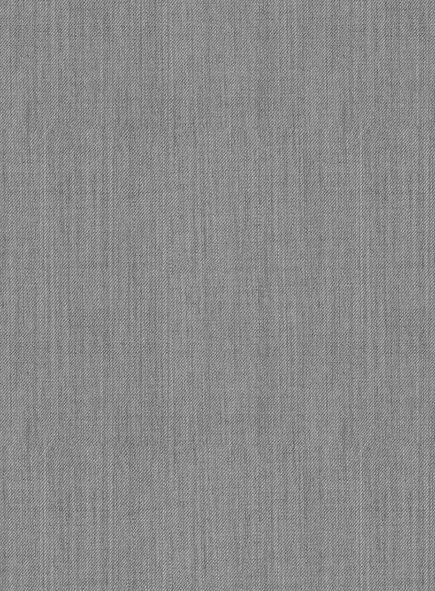 Worsted Light Gray Wool Suit - Image 8