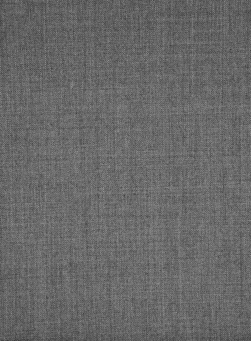 Worsted Mid Charcoal Wool Double Breasted Jacket - Image 2
