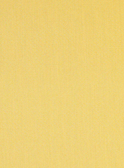 Yellow Stretch Twill Shirt - Image 3