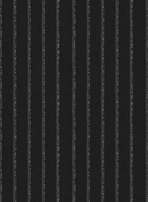 Lanificio Zegna Delice Black Stripe Wool Jacket - Image 2