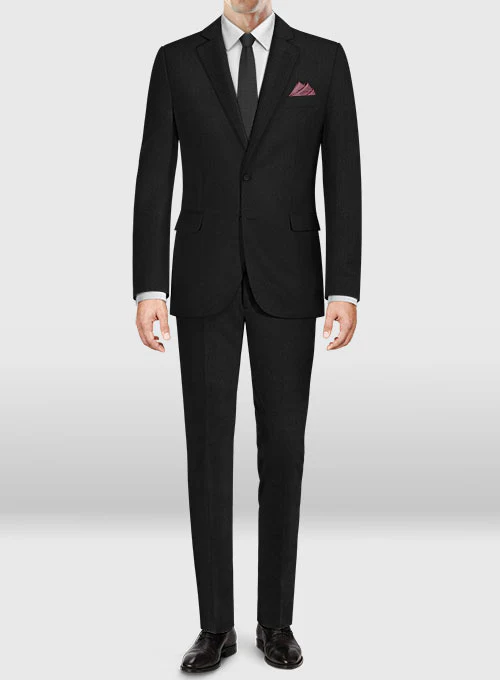 Lanificio Zegna Traveller Black Wool Suit - Image 3