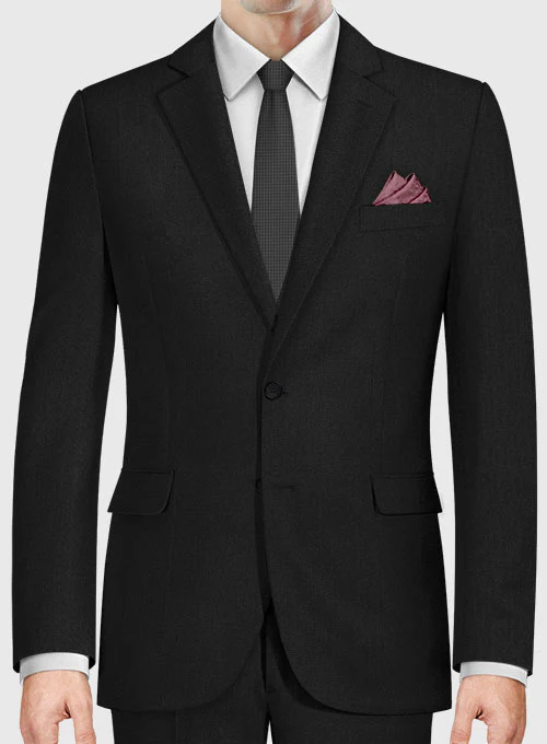 Lanificio Zegna Traveller Black Wool Suit - Image 5