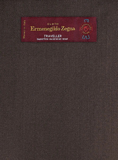 Lanificio Zegna Traveller Brown Wool Suit - Image 2