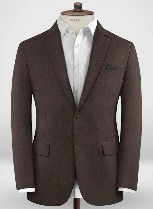 Lanificio Zegna Traveller Brown Wool Suit - Image 4