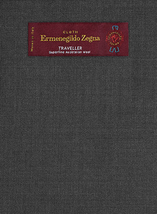 Lanificio Zegna Traveller Charcoal Wool Suit - Image 2