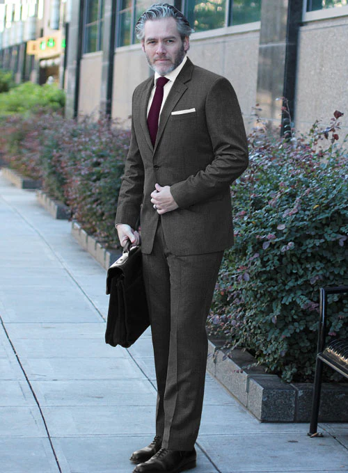 Lanificio Zegna Traveller Charcoal Wool Suit - Image 3