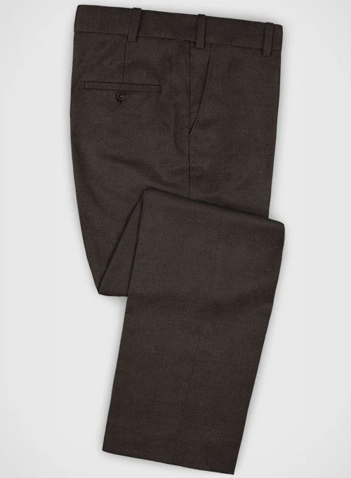 Lanificio Zegna Traveller Dark Brown Wool Suit - Image 6