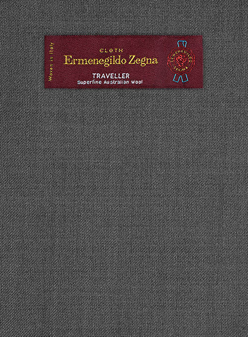 Lanificio Zegna Traveller Gray Wool Pants - Image 2