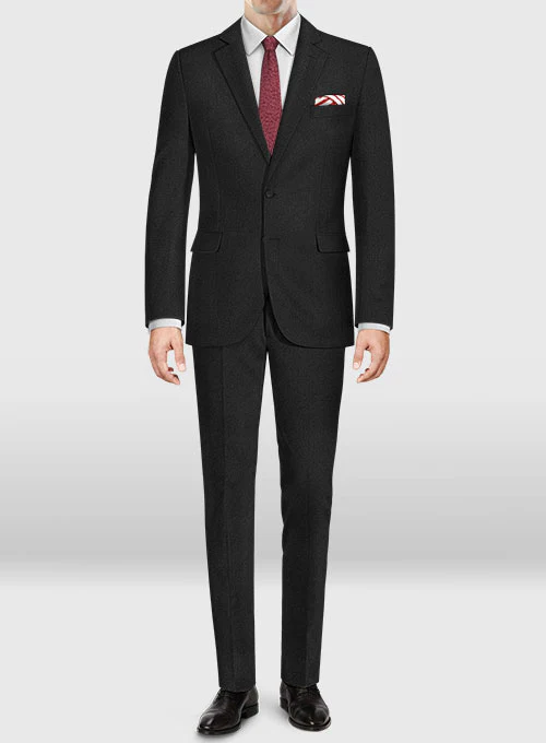 Lanificio Zegna Trofeo Black Wool Suit - Image 3