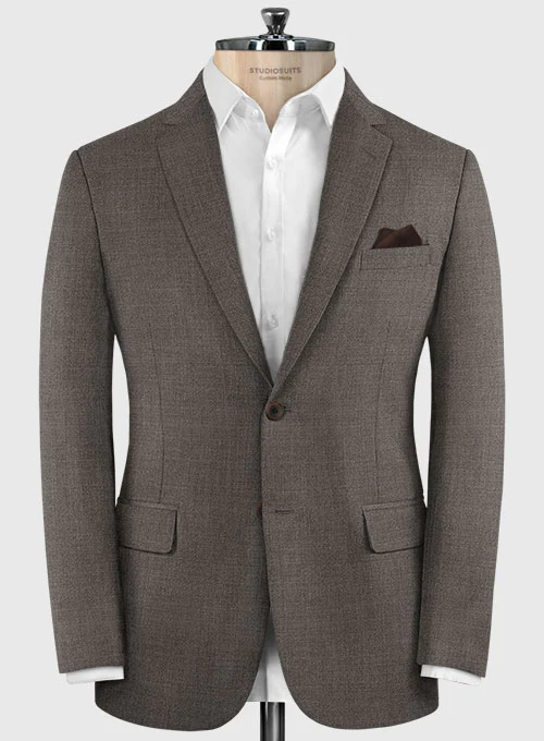 Lanificio Zegna Trofeo Brown Wool Jacket - Image 2