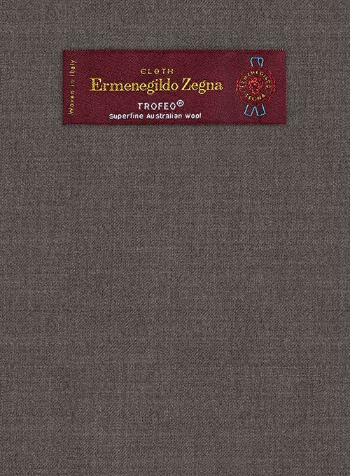 Lanificio Zegna Trofeo Brown Wool Suit - Image 6