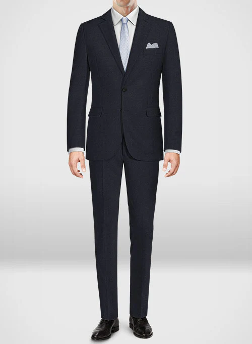 Lanificio Zegna Trofeo Dark Blue Wool Suit - Image 3