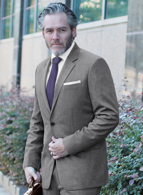 Lanificio Zegna Trofeo Gray Wool Suit - Image 4