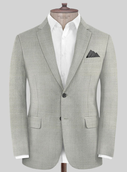 Lanificio Zegna Trofeo Light Gray Wool Suit - Image 3