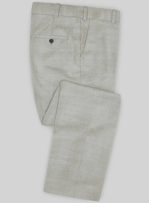 Lanificio Zegna Trofeo Light Gray Wool Suit - Image 4